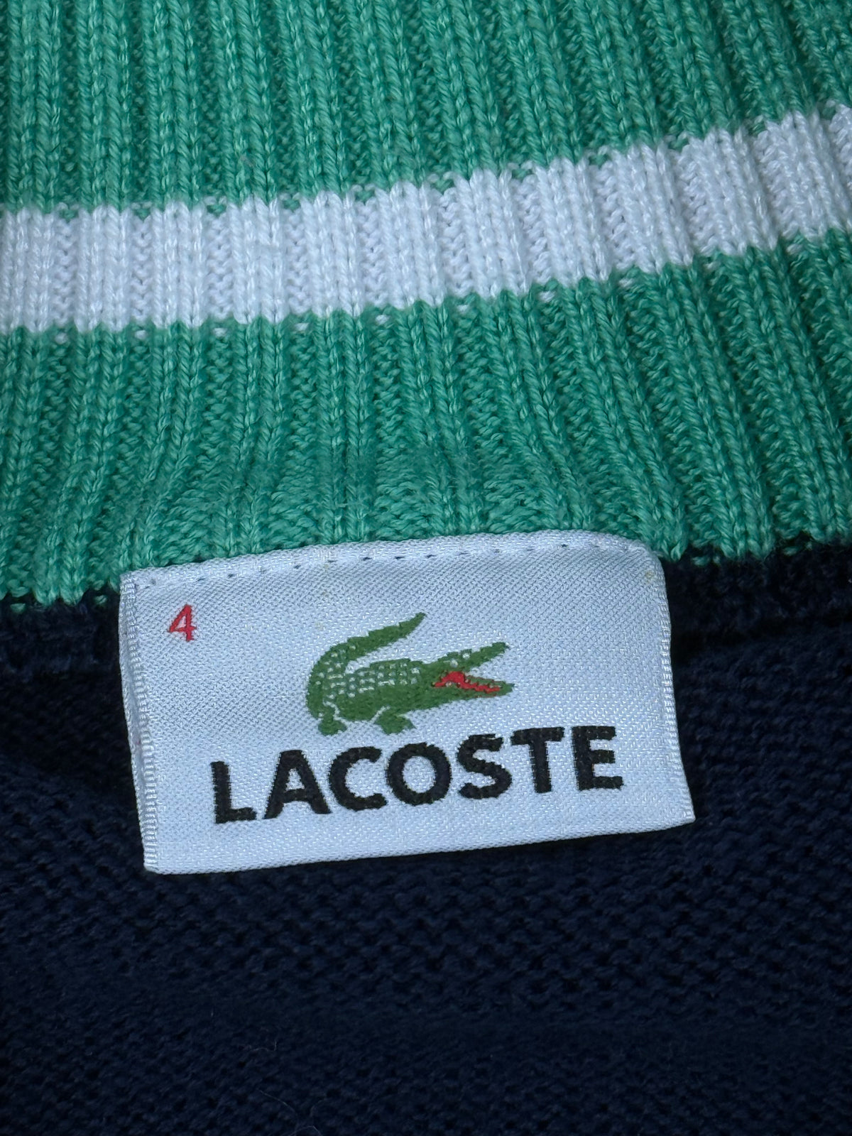vintage Lacoste quarterzip {M}