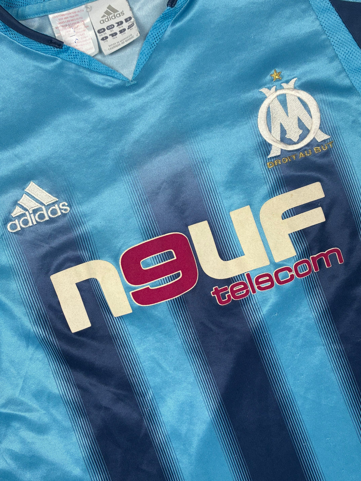 vintage Adidas Olympique Marseille home jersey {S}