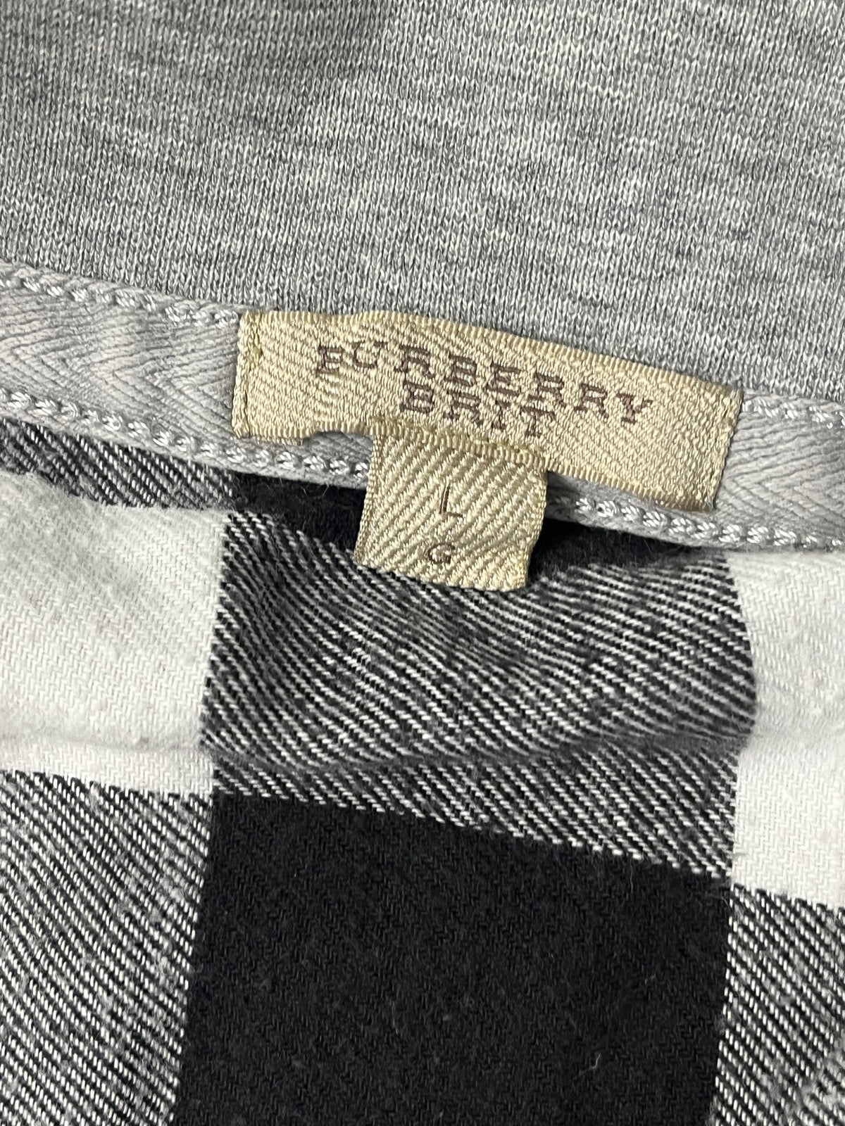 vintage Burberry sweatjacket {L}