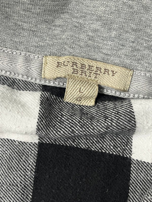 vintage Burberry sweatjacket {L}