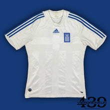 Φόρτωση εικόνας στο εργαλείο προβολής Συλλογής, vintage Adidas Greece 2008 home jersey {S}
