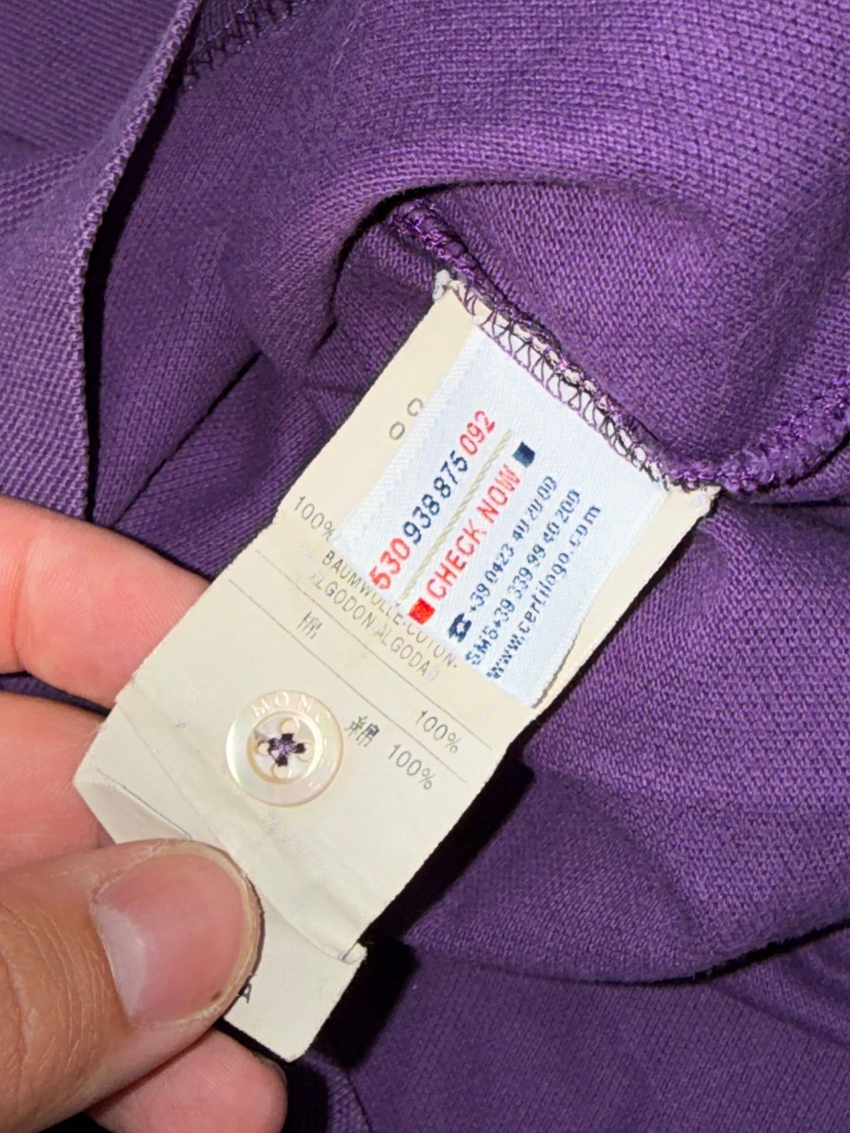 vintage Moncler polo
