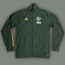 Load image into Gallery viewer, khaki Adidas Manchester United windbreaker {S}
