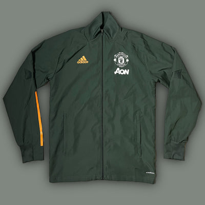 khaki Adidas Manchester United windbreaker {S}