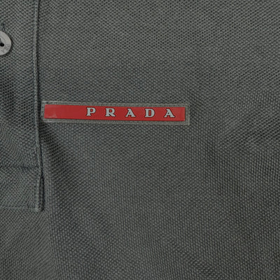 grey Prada polo {S}