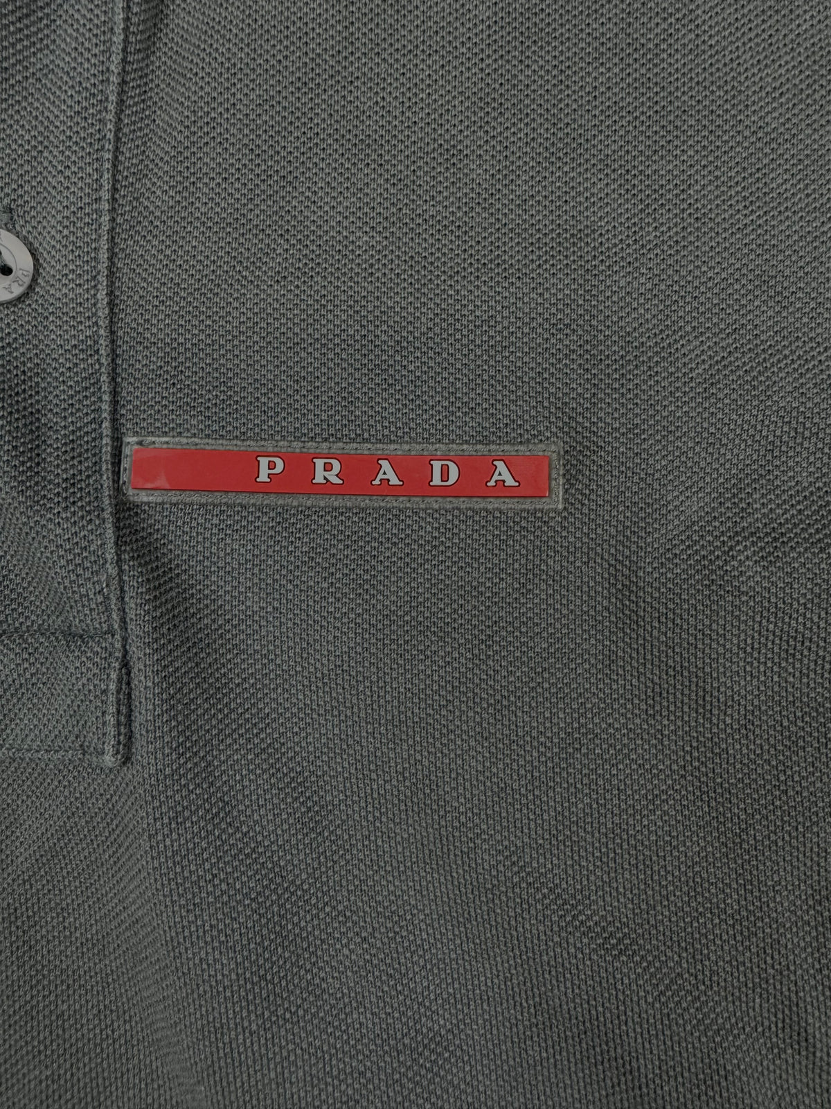 grey Prada polo {S}