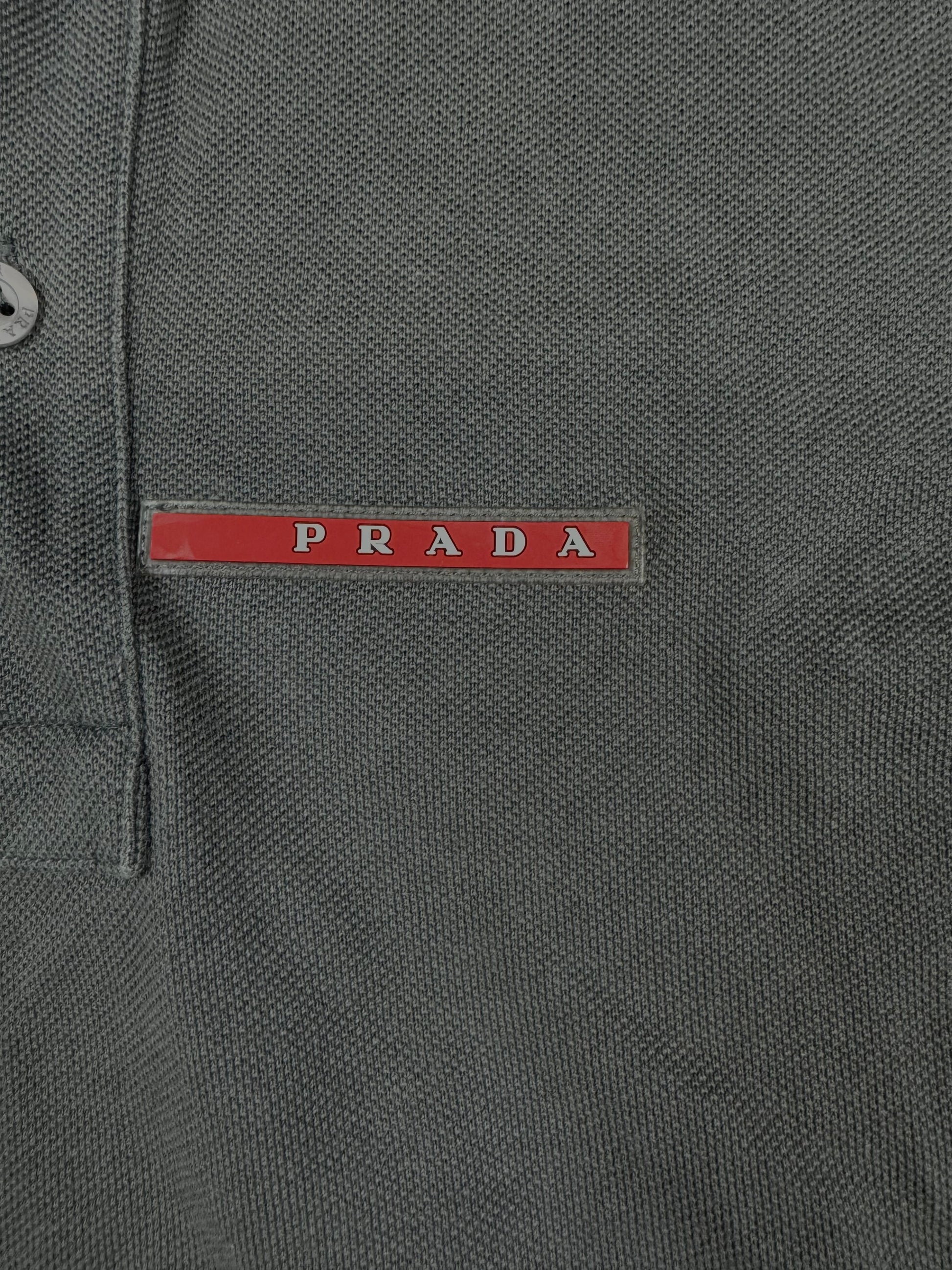 grey Prada polo {S}