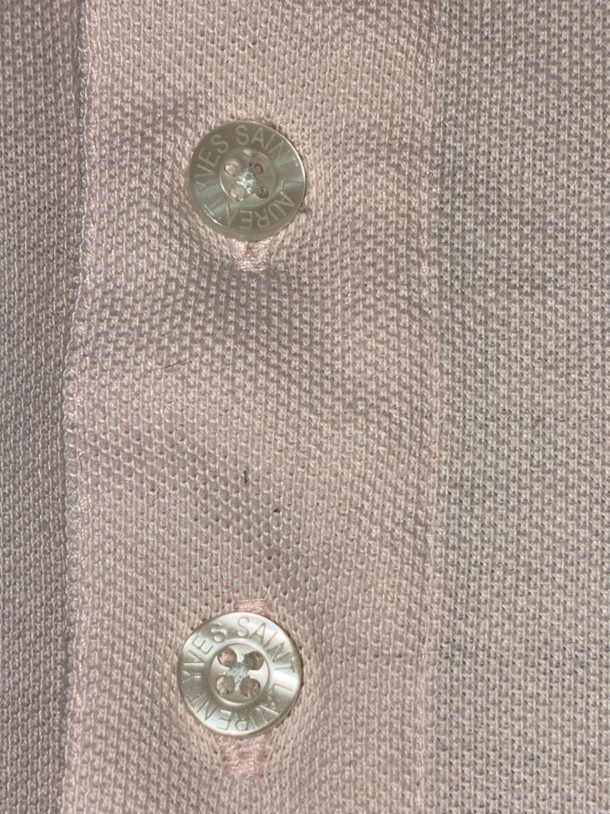 vintage YSL Yves Saint Laurent spellout polo {XL}