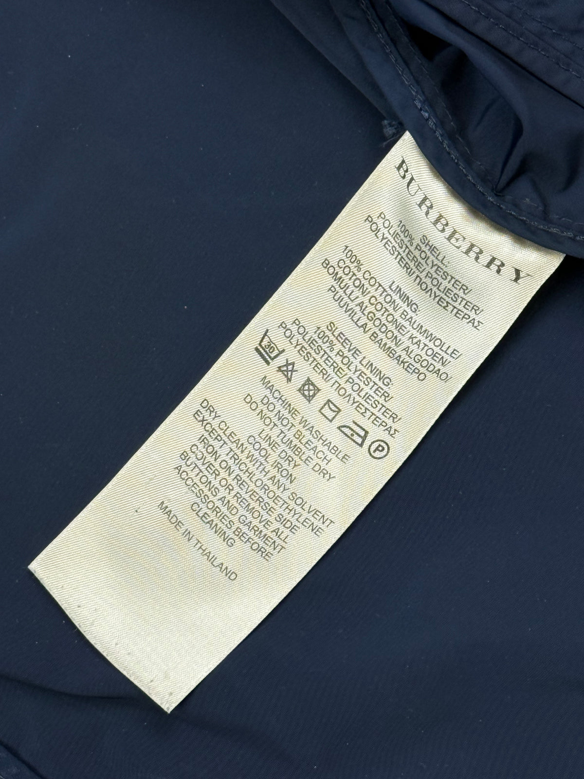 vintage Burberry windbreaker {S}