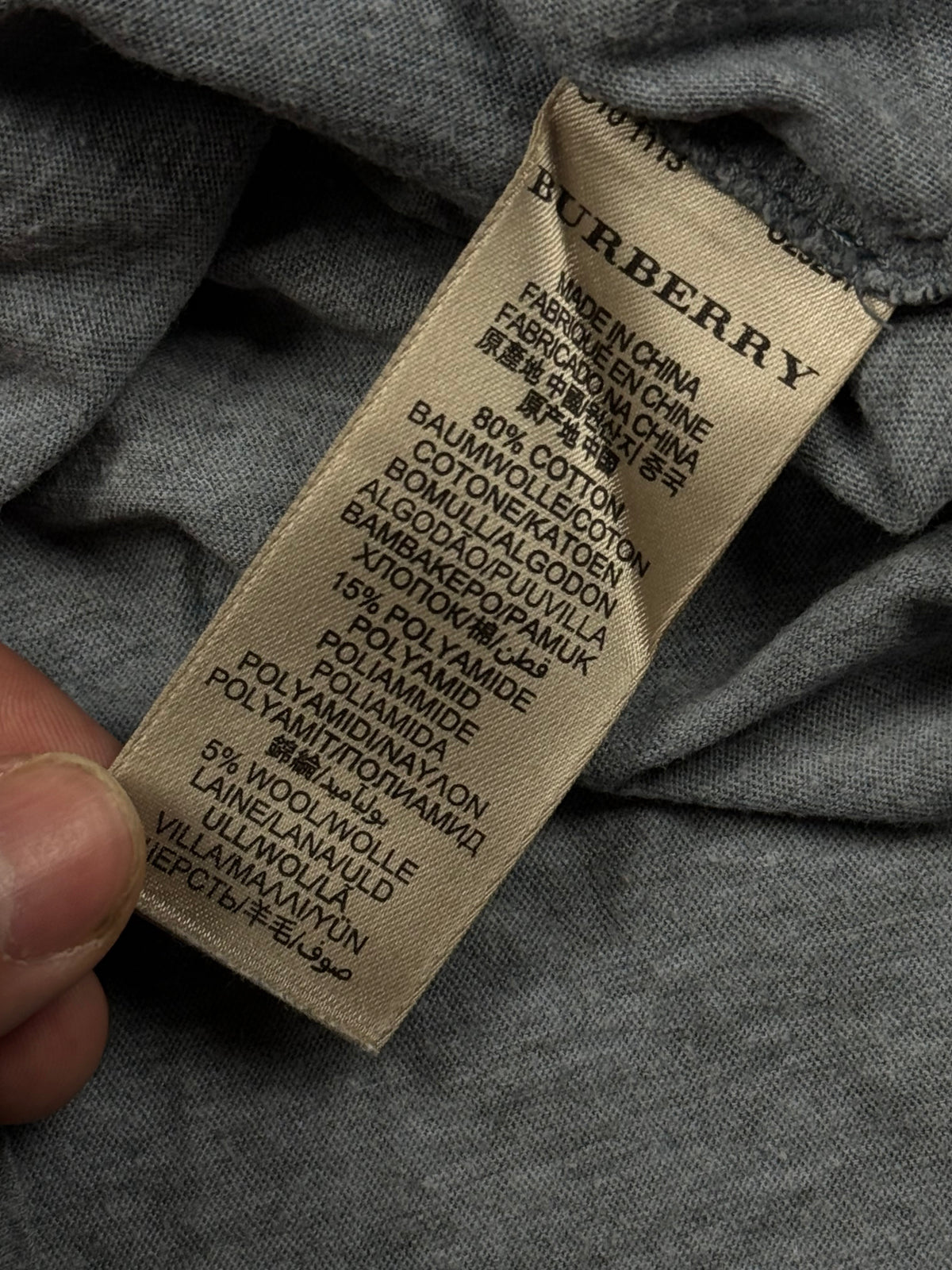 vintage Burberry t-shirt