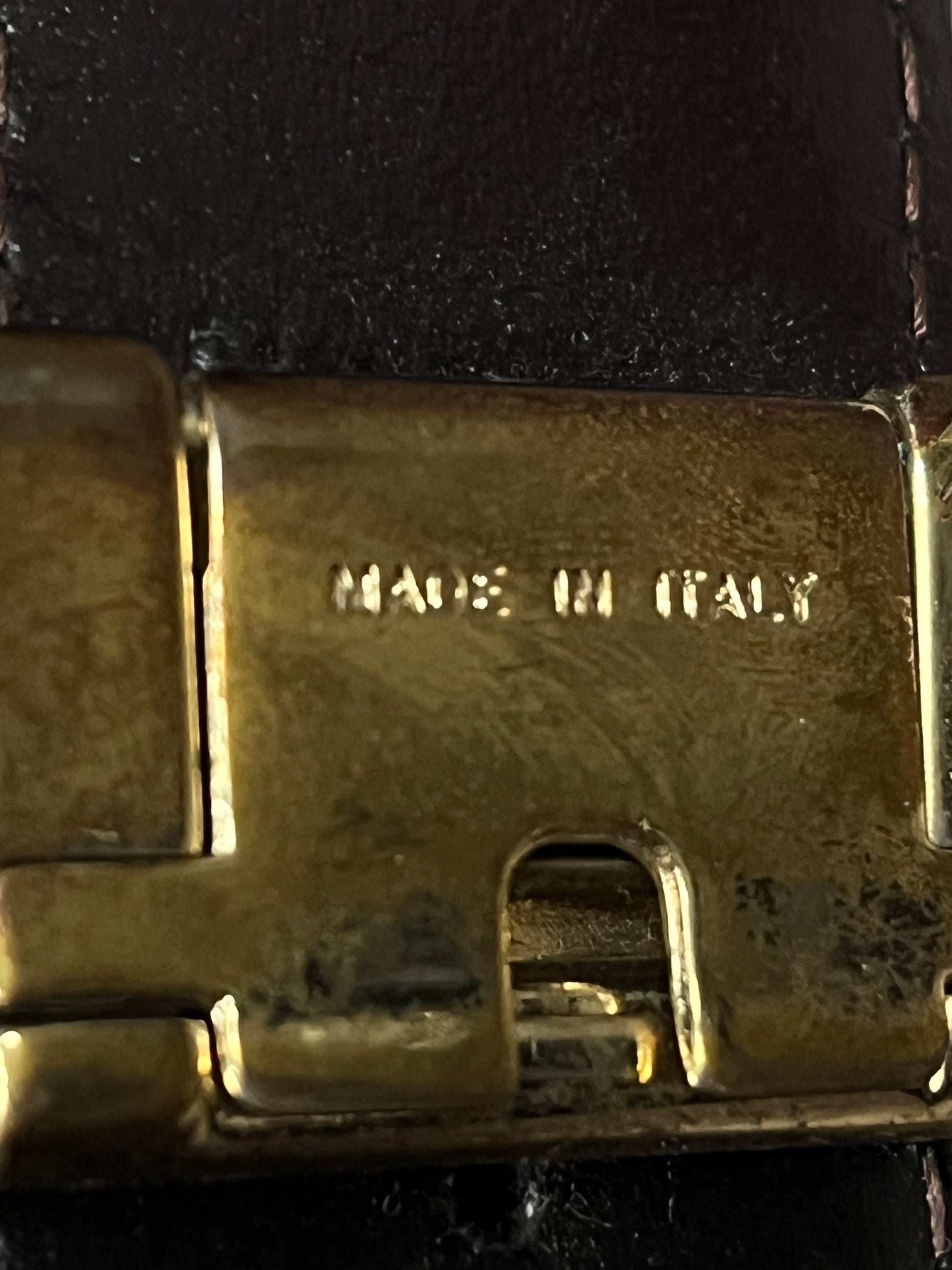 vintage Burberry belt