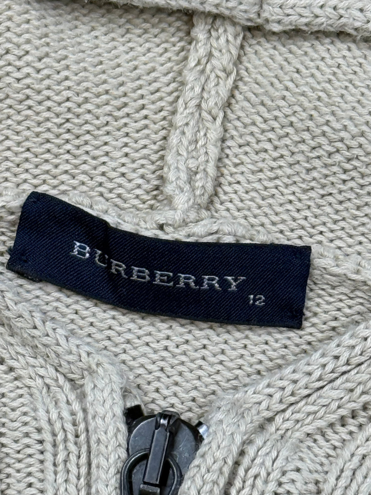 vintage Burberry sweatjacket {XS}
