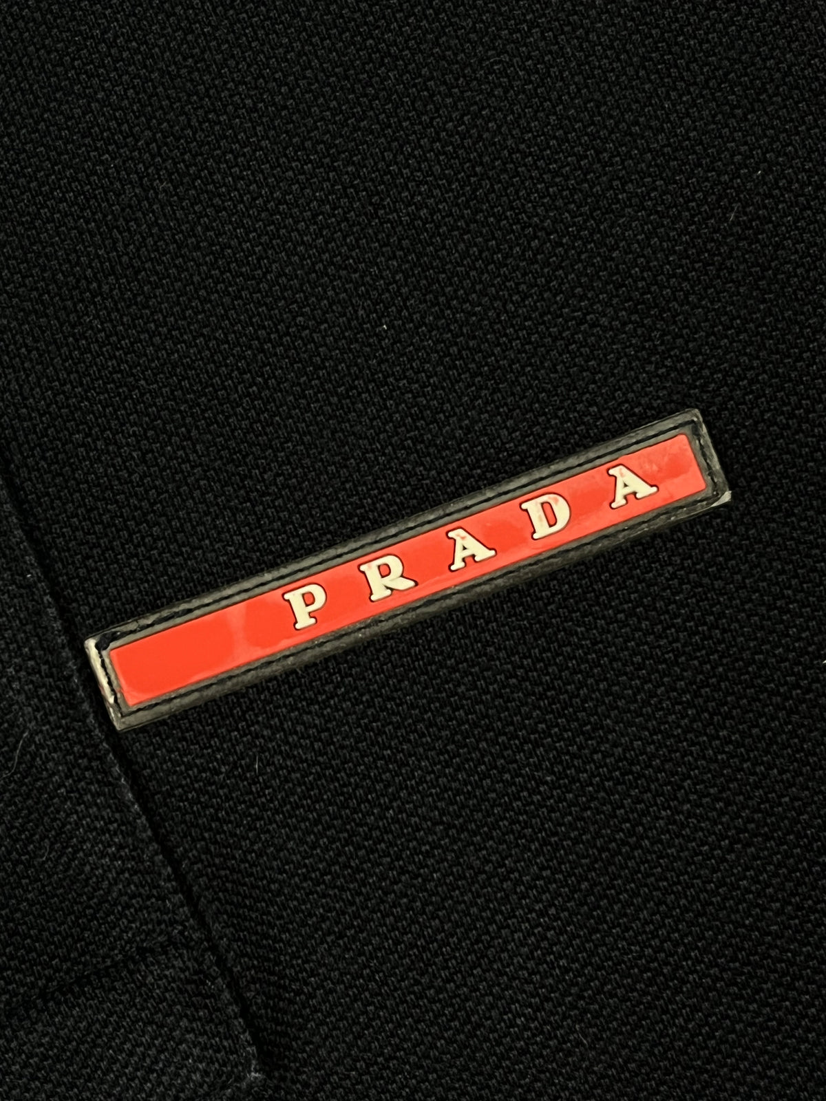 vintage navyblue Prada polo {M}