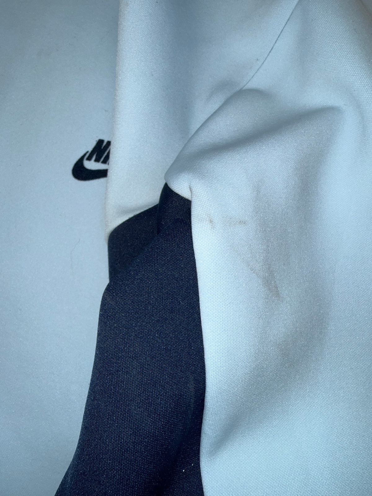 vintage babyblue Nike sweatjacket {XL}