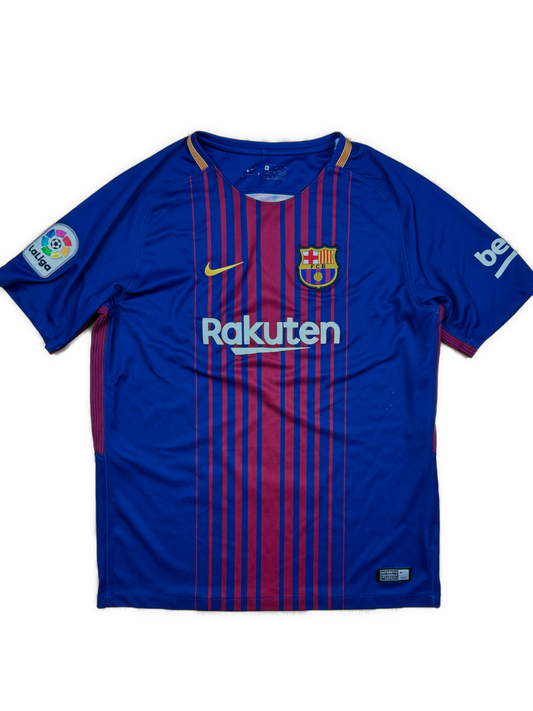 blue Nike Fc Barcelona home jersey {S}