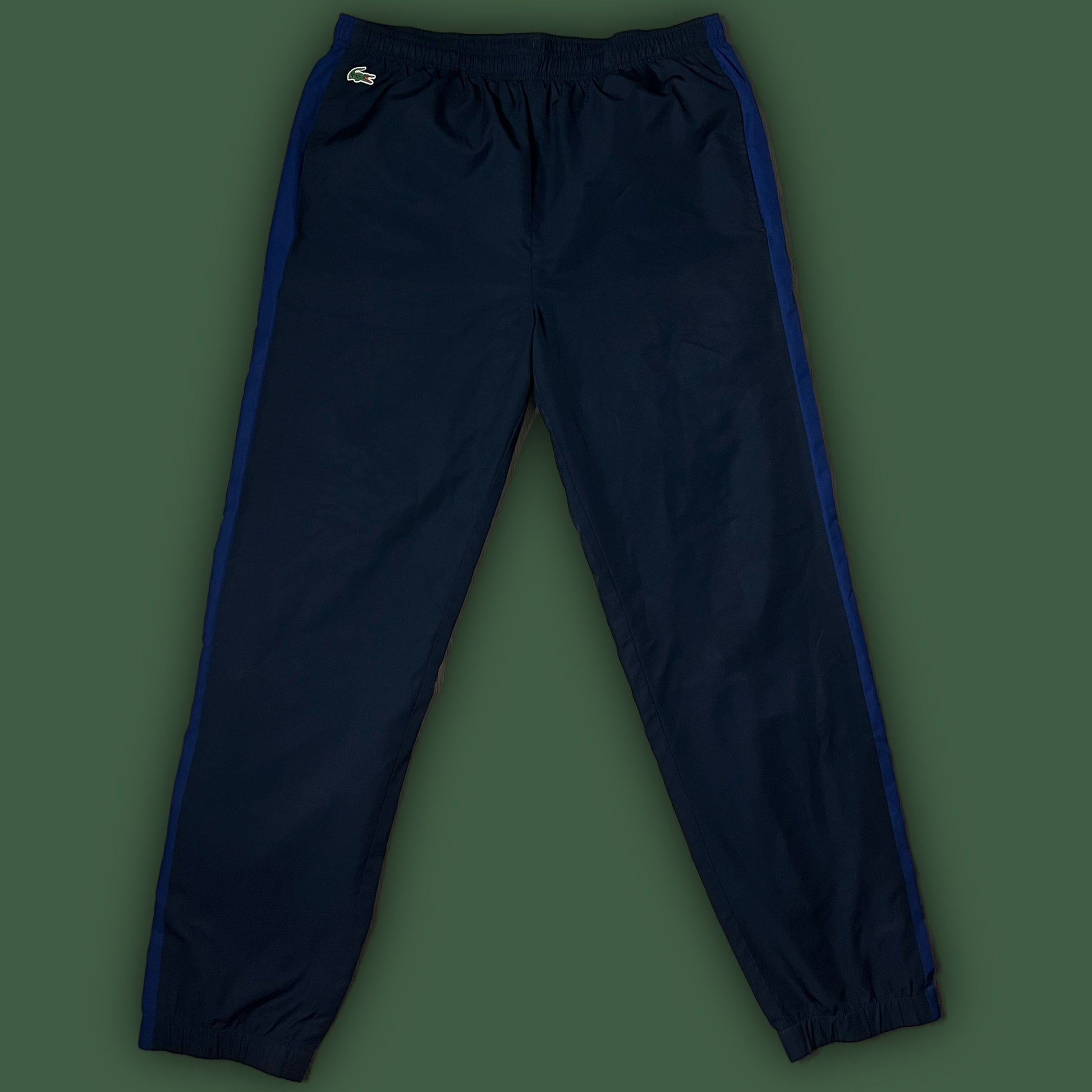 navyblue Lacoste trackpants {L}