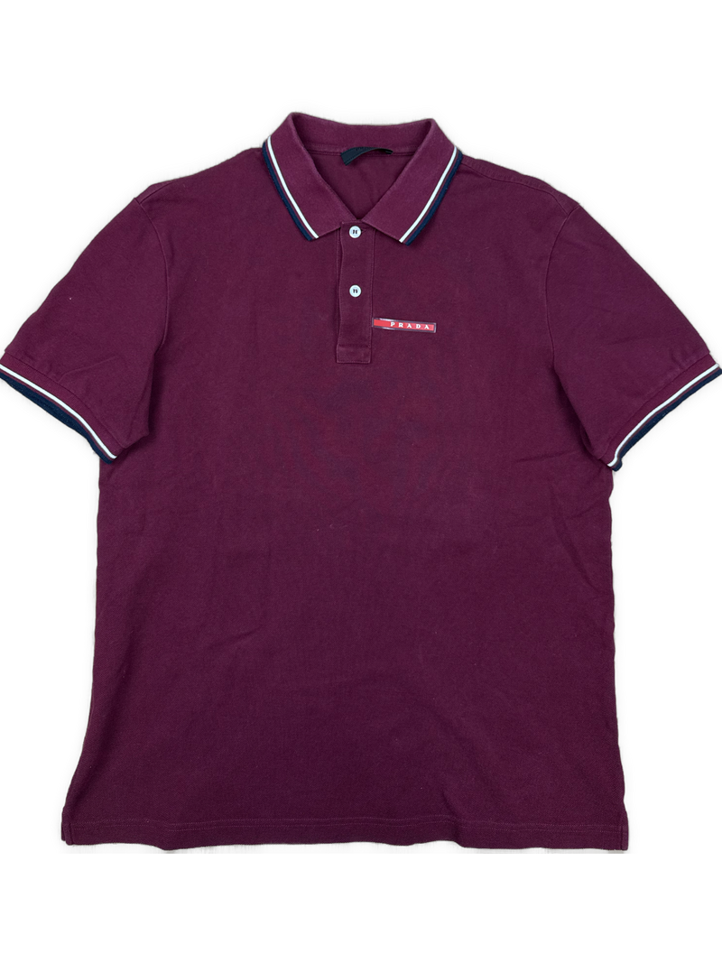 bordeaux Prada polo {XL}