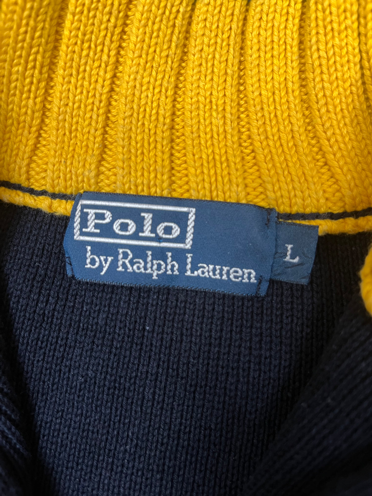 vintage navyblue Polo Ralph Lauren halfzip {L}