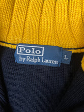 Carregar imagem no visualizador da galeria, vintage navyblue Polo Ralph Lauren halfzip {L}
