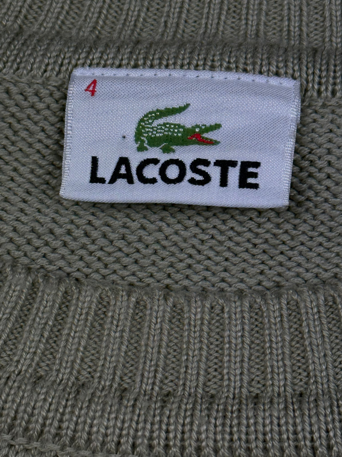 vintage Lacoste knittedsweater {M}