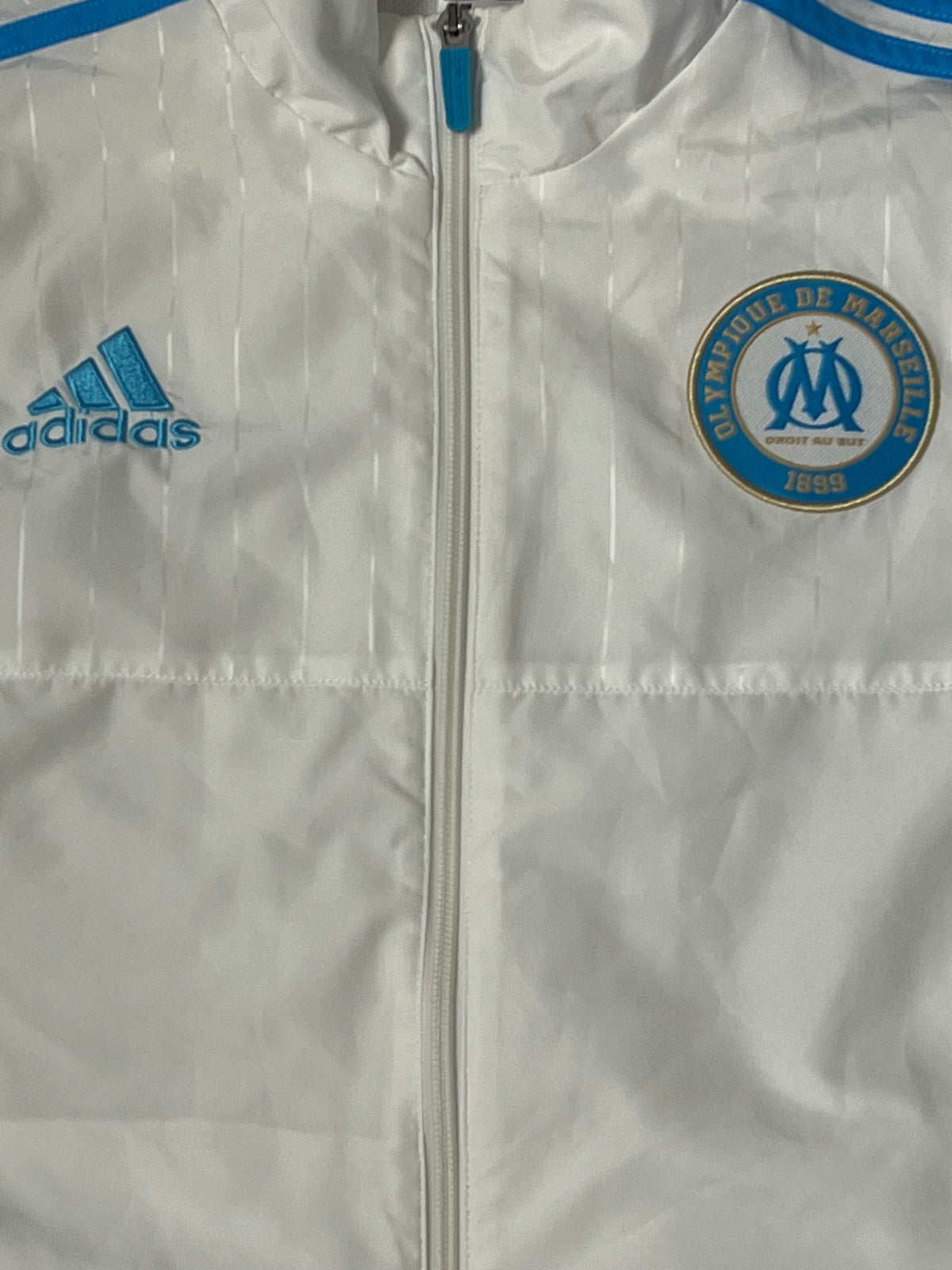 vintage Adidas Olympique Marseille windbreaker {S}