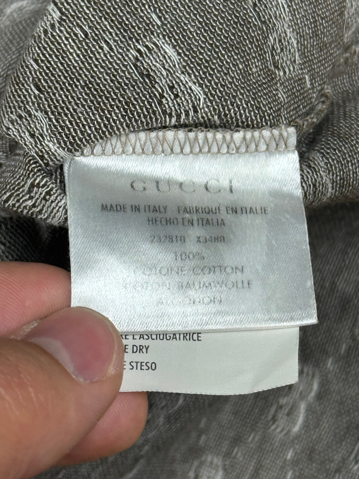 vintage Gucci monogram polo {L}