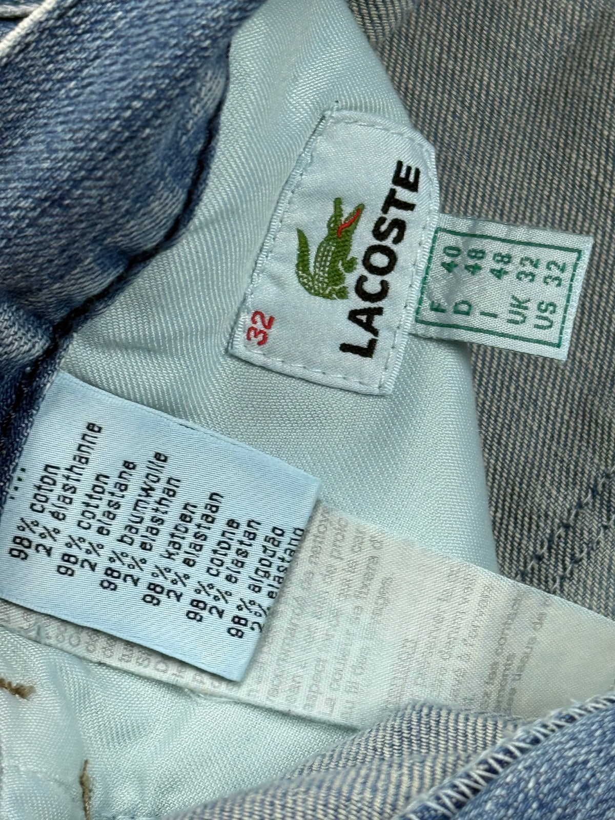 vintage Lacoste jeans