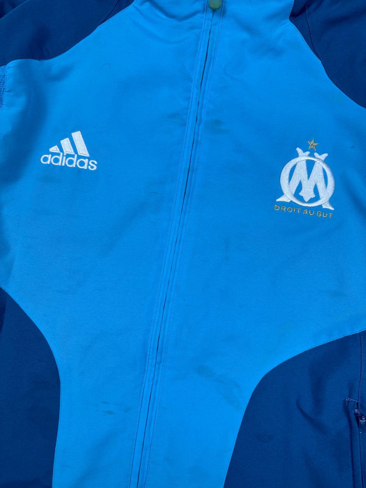 vintage Adidas Olympique Marseille windbreaker {XL}