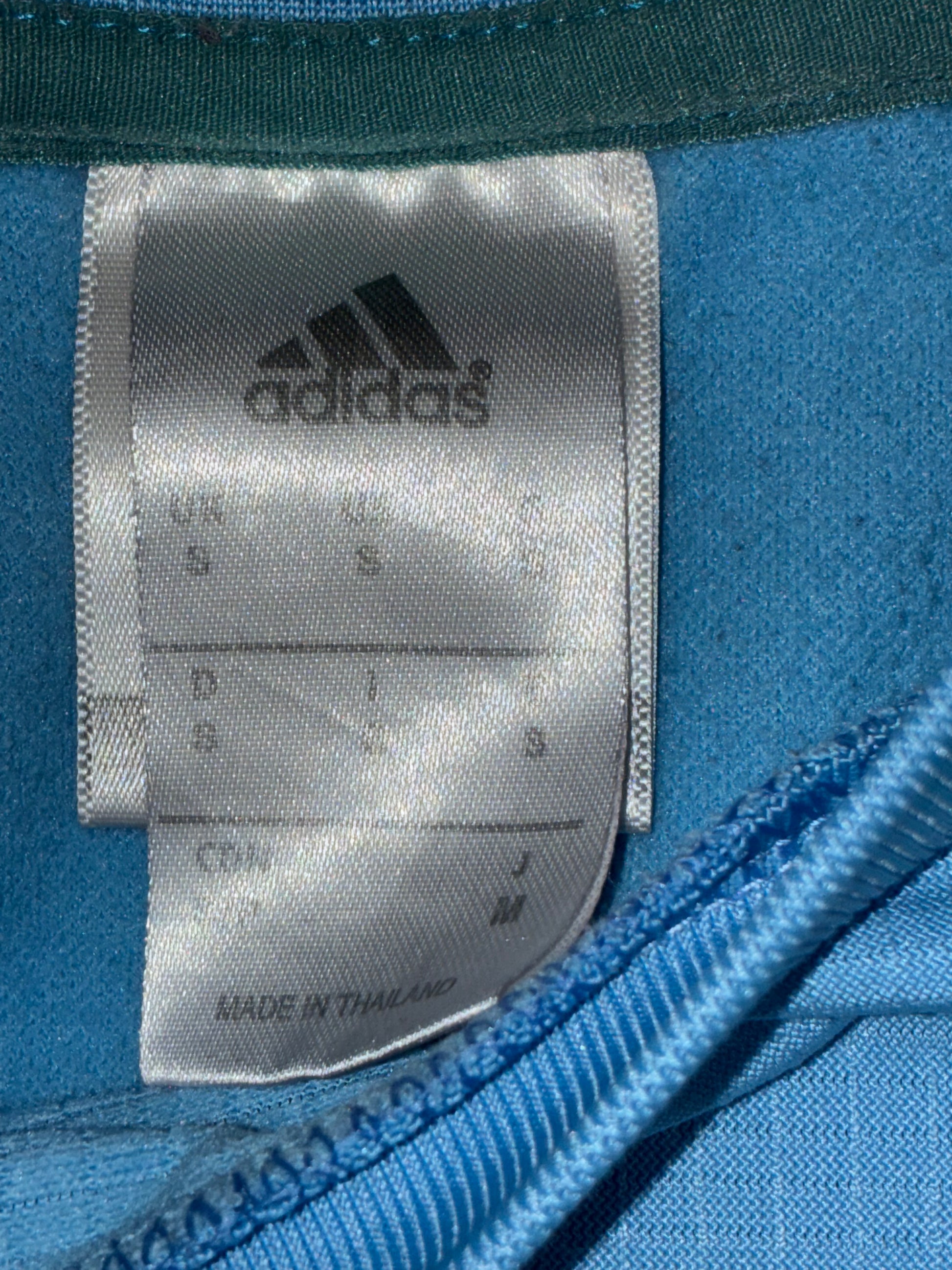 vintage babyblue Adidas Olympique Marseille sweater {S}