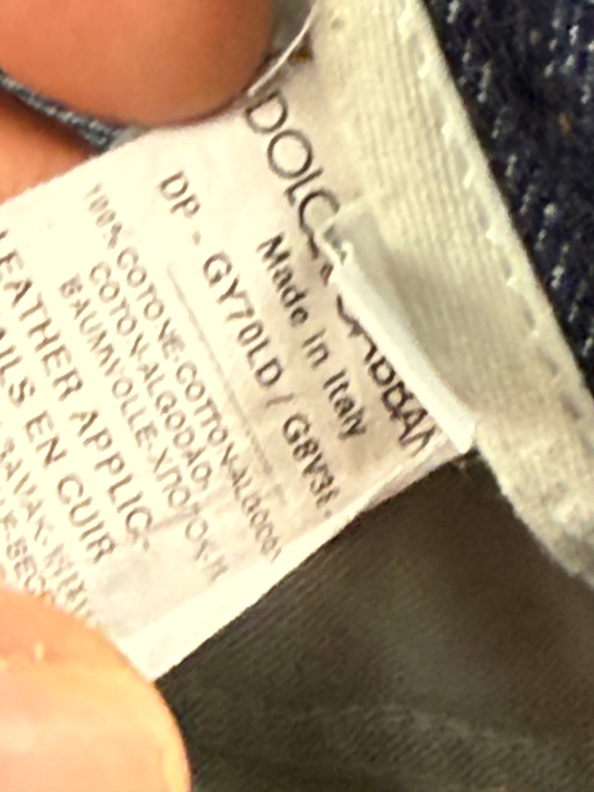 vintage Dolce & Gabbana jeans