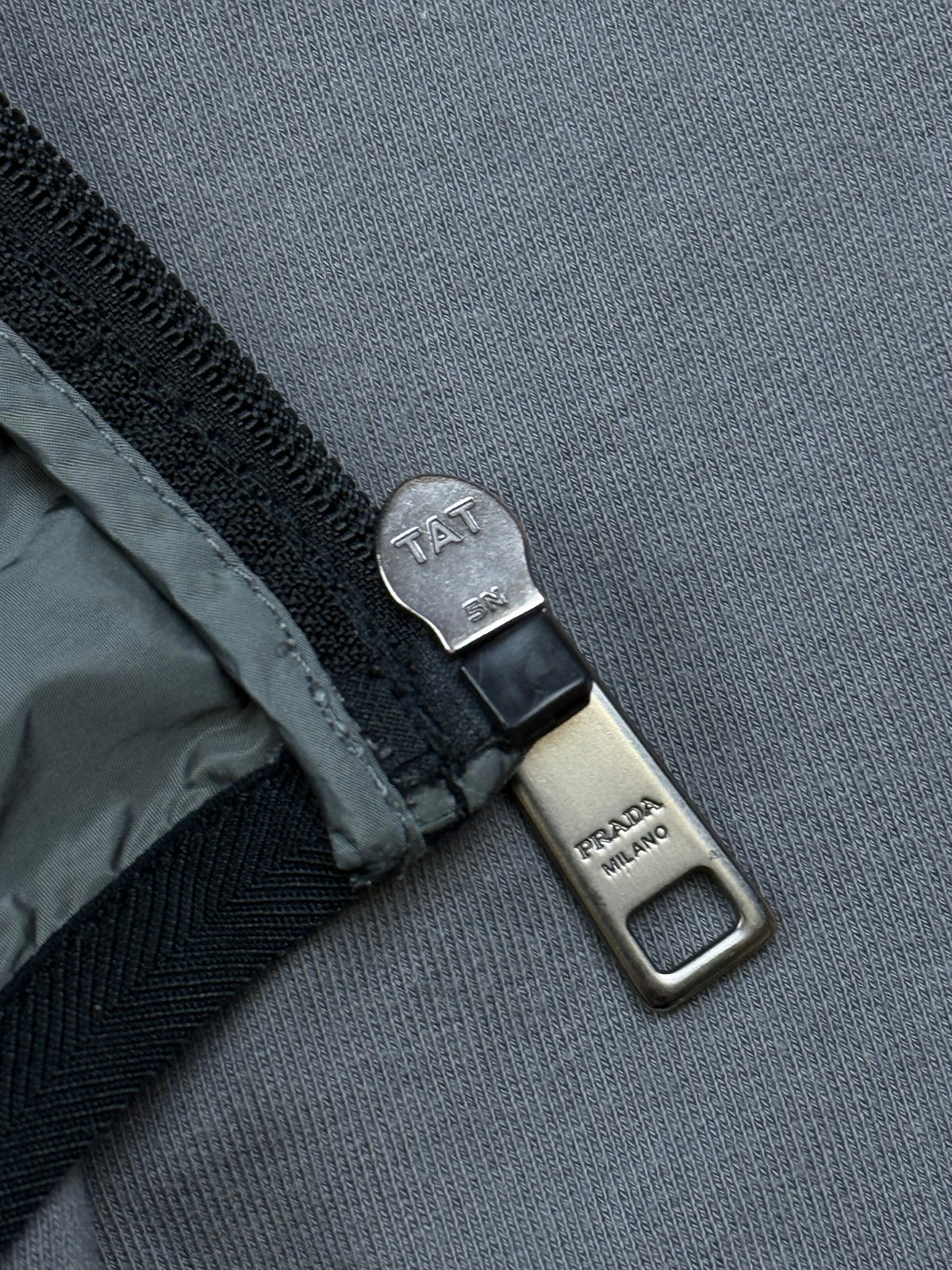vintage Prada hybrid sweatjacket