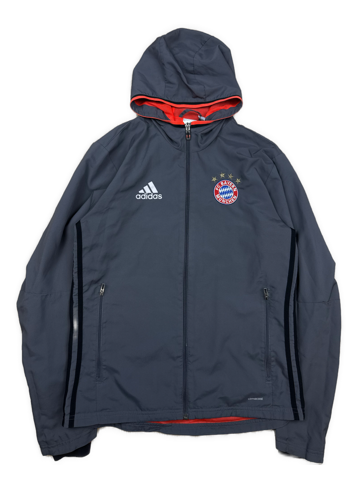 vintage Adidas Fc Bayern Munich windbreaker {S}