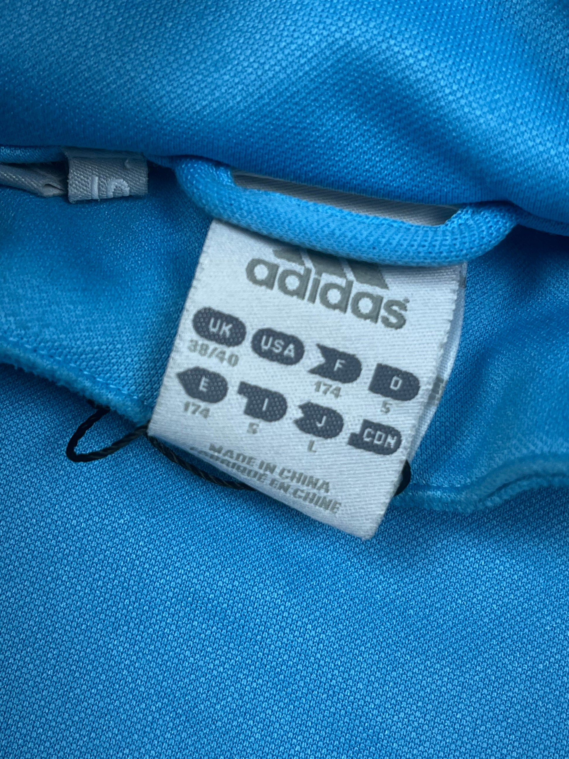 vintage Adidas Olympique Marseille halfzip {L}