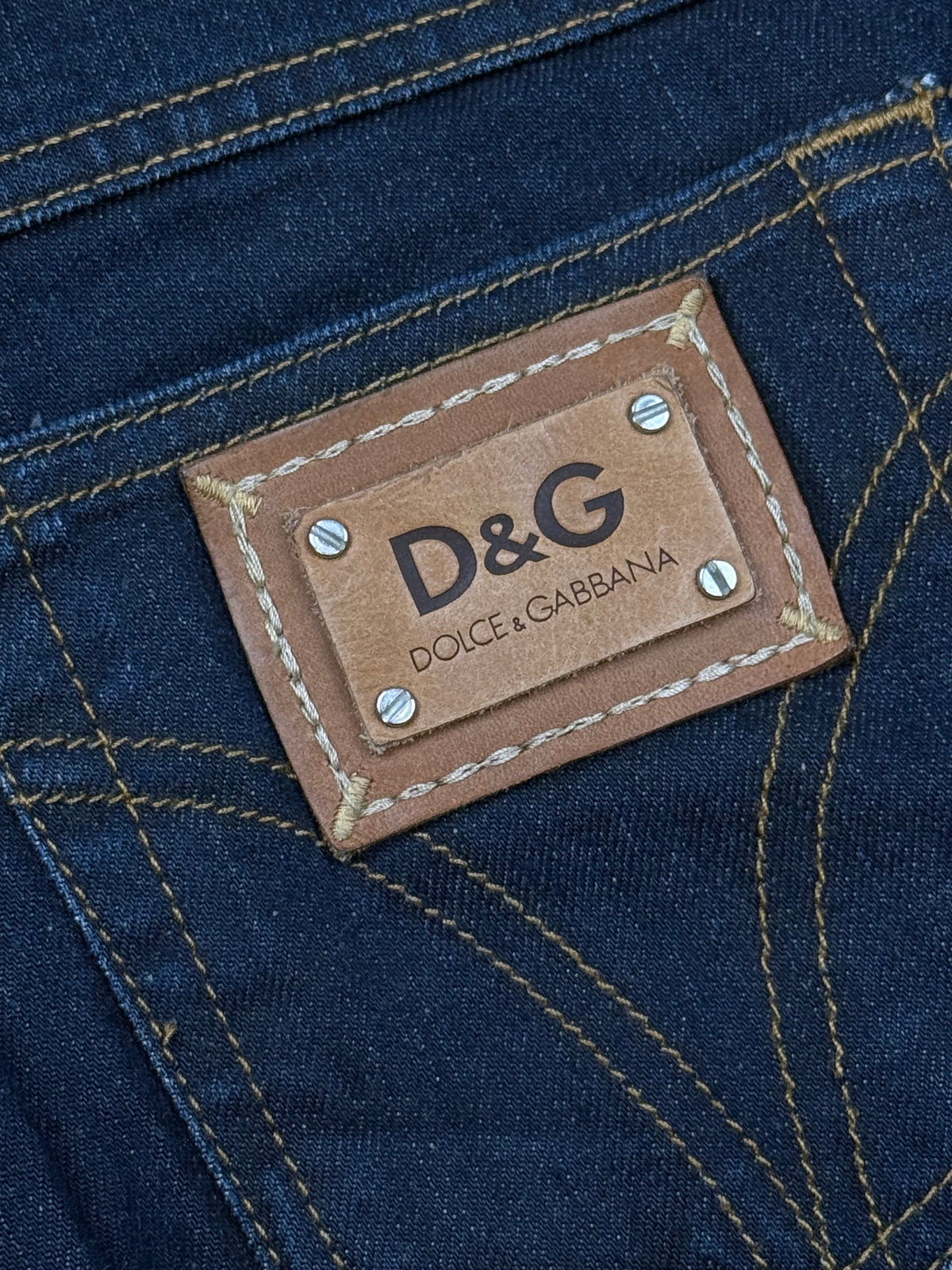 vintage Dolce & Gabbana capri 3/4 jeans {S}