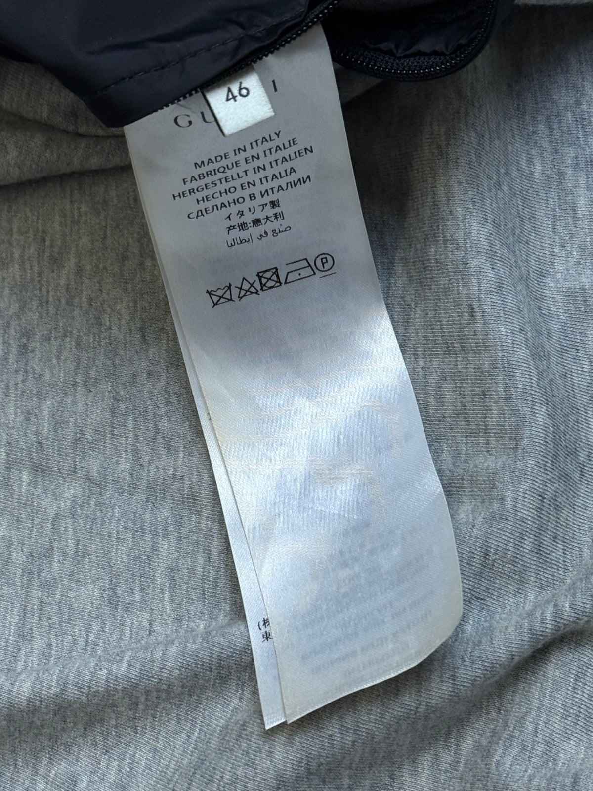 black Gucci windbreaker