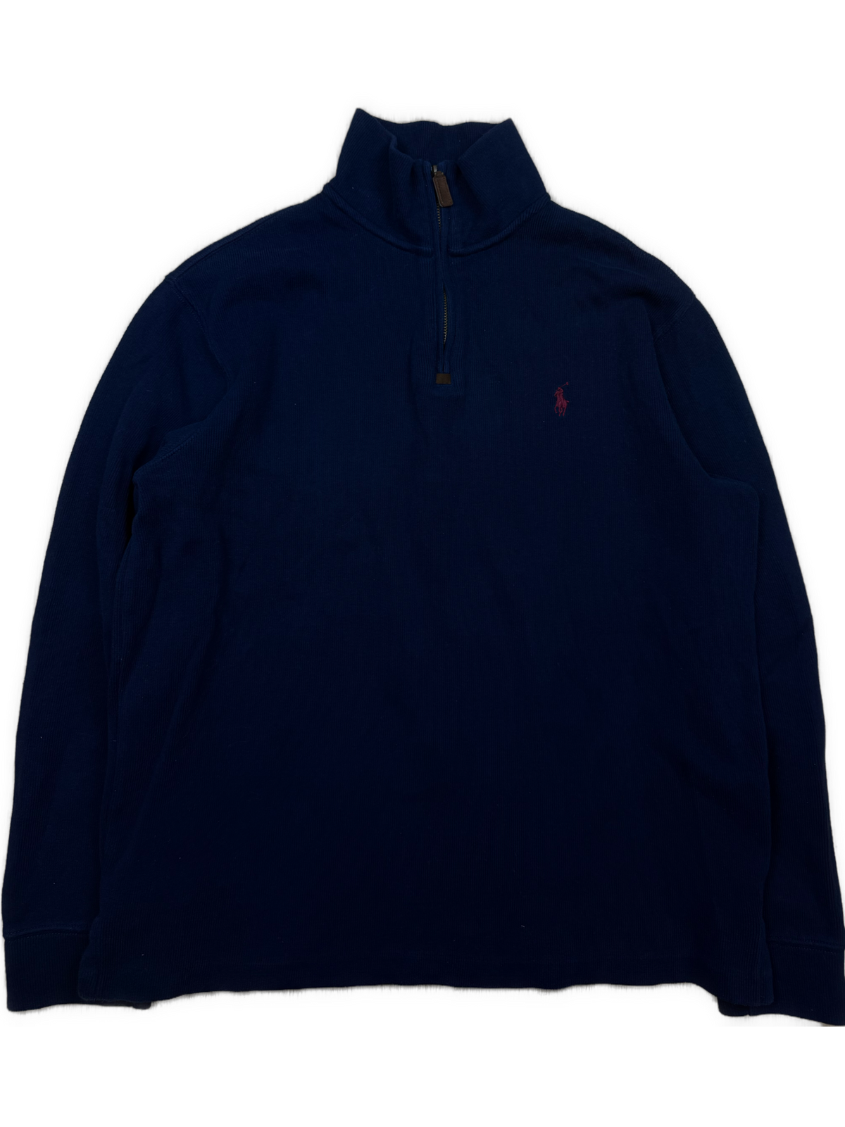 vintage navyblue Polo Ralph Lauren quarterzip {M}