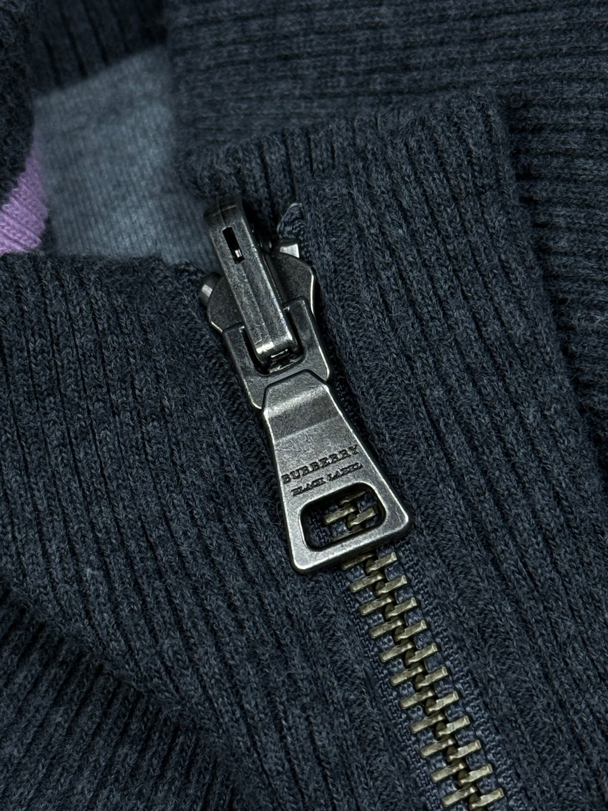 vintage reversible Burberry Black Label sweatjacket {M}
