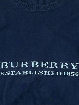 vintage Burberry knittedsweater {S}