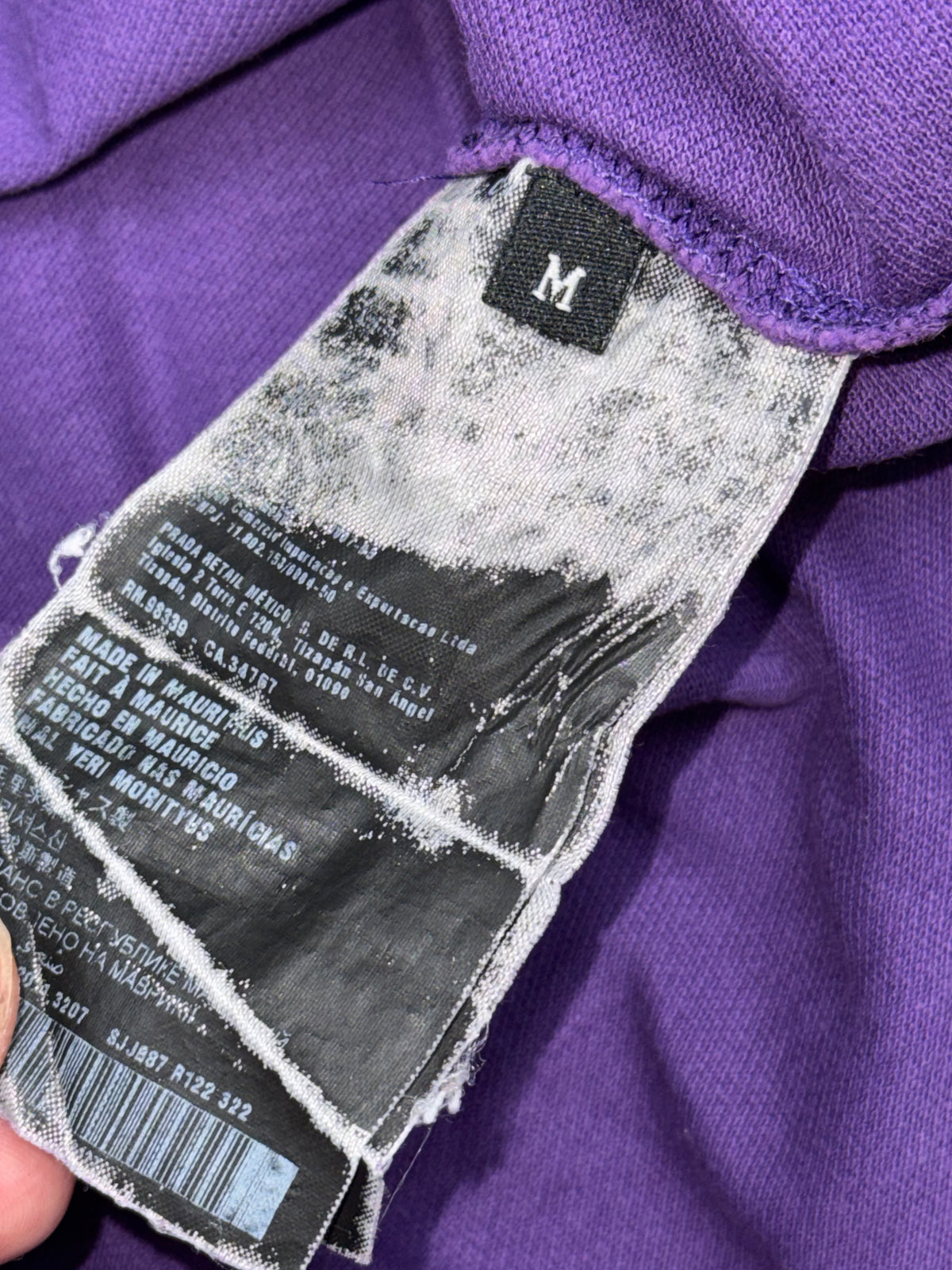 vintage purple Prada polo {M}