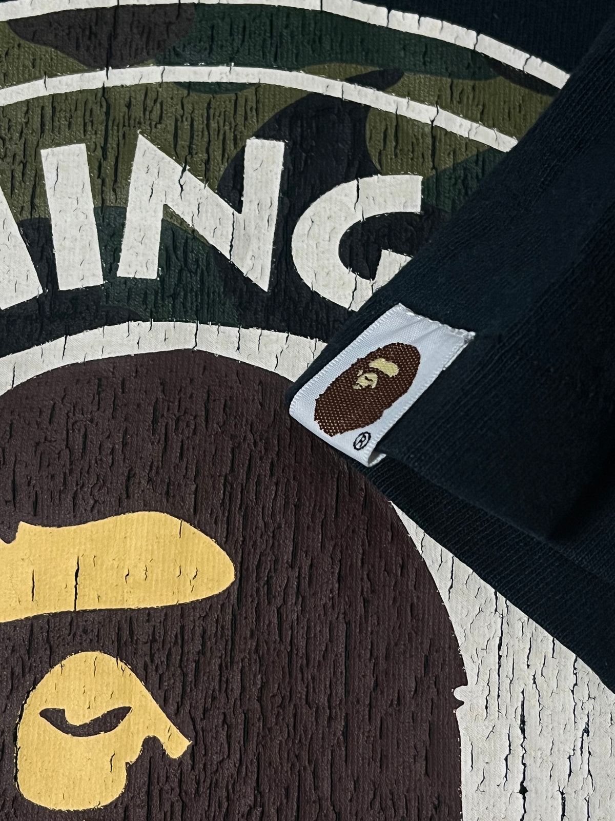 vintage BAPE a bathing ape t-shirt {L}