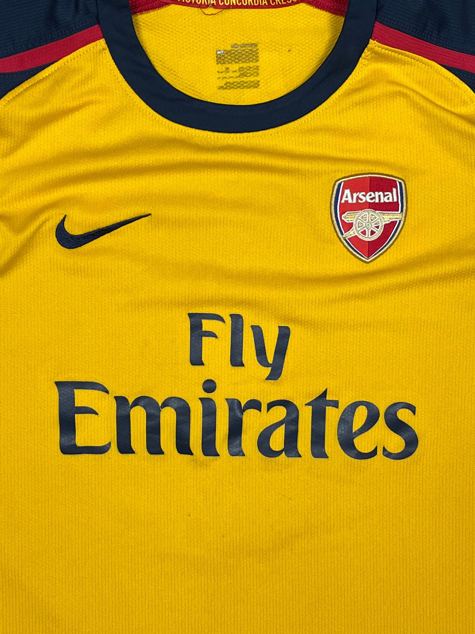 vintage Nike Fc Arsenal NASRI8 2008-2009 away jersey {XS}