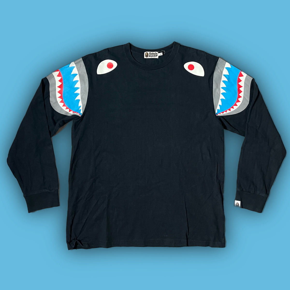 vintage BAPE a bathing ape longsleeve {XL}