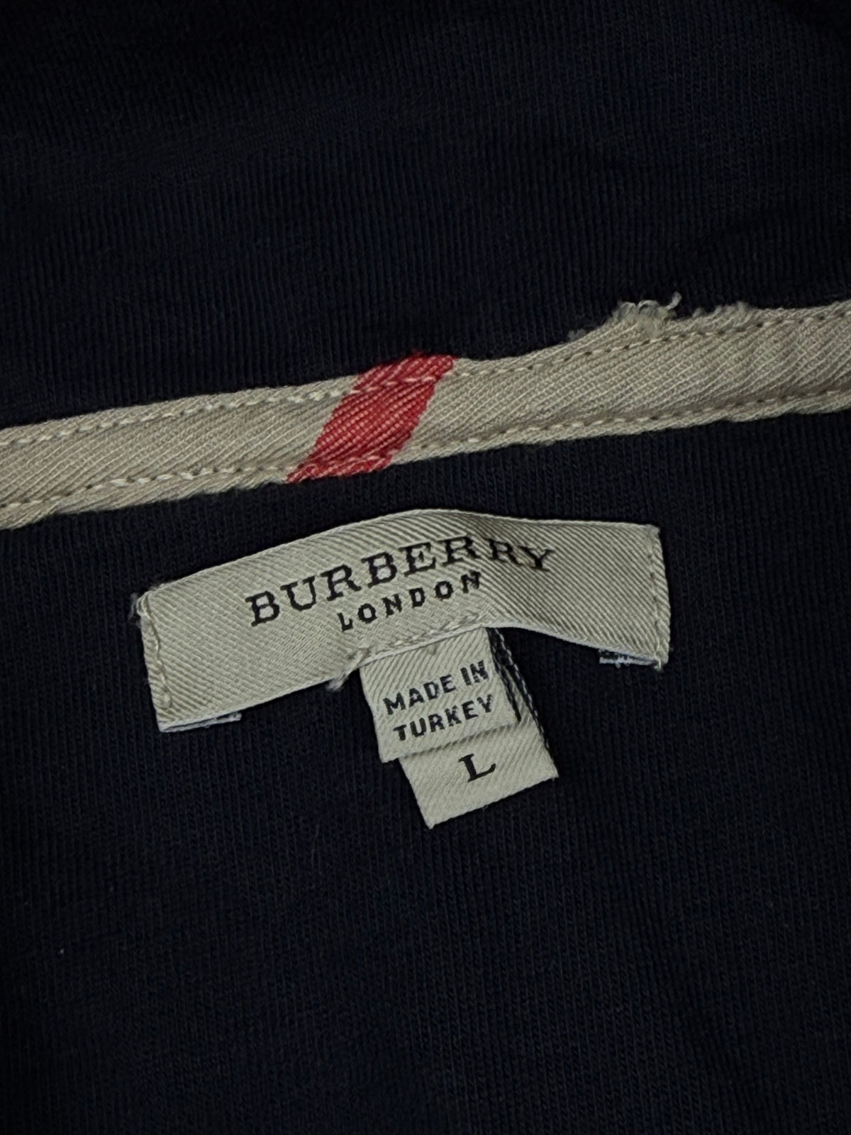vintage Burberry sweatjacket {L}
