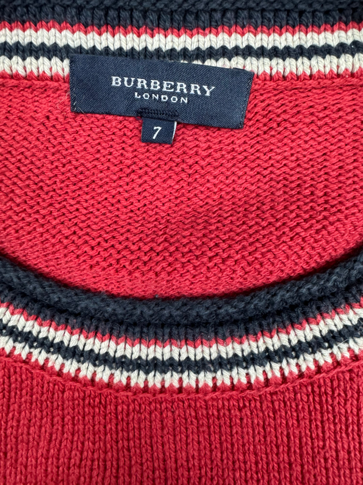 vintage Burberry knittedsweater {XL}