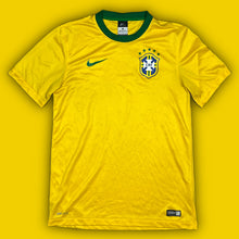 Lade das Bild in den Galerie-Viewer, vintage Nike Brasil 2014 trainingsjersey {M}
