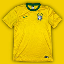 Carica l&#39;immagine nel visualizzatore di Gallery, vintage Nike Brasil 2014 trainingsjersey {M}
