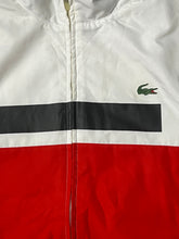 Load image into Gallery viewer, red/white Lacoste windbreaker {S}
