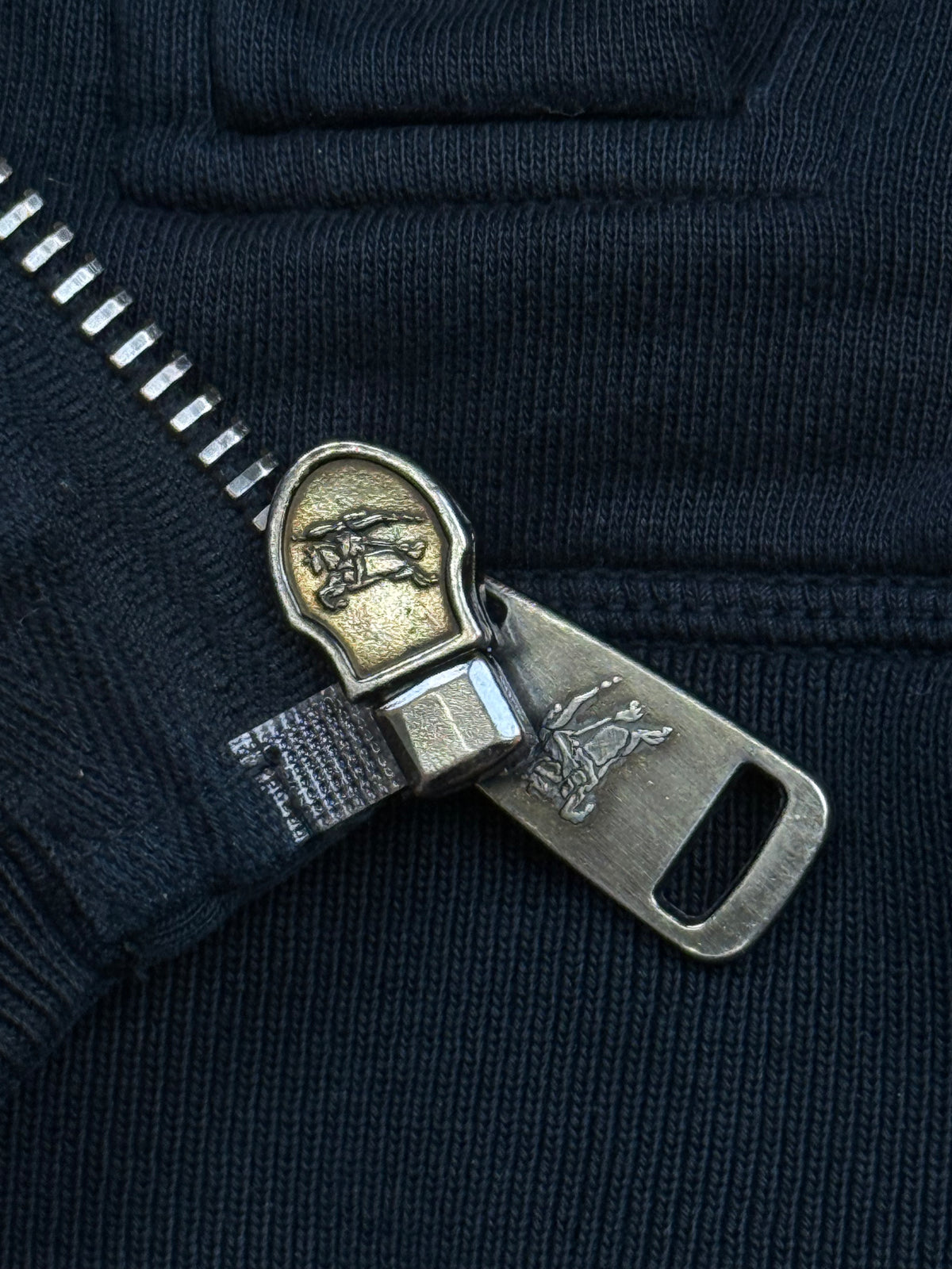 vintage Burberry sweatjacket {L}