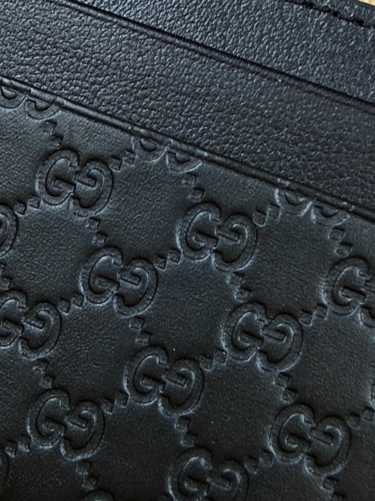 vintage brown Gucci cardholder