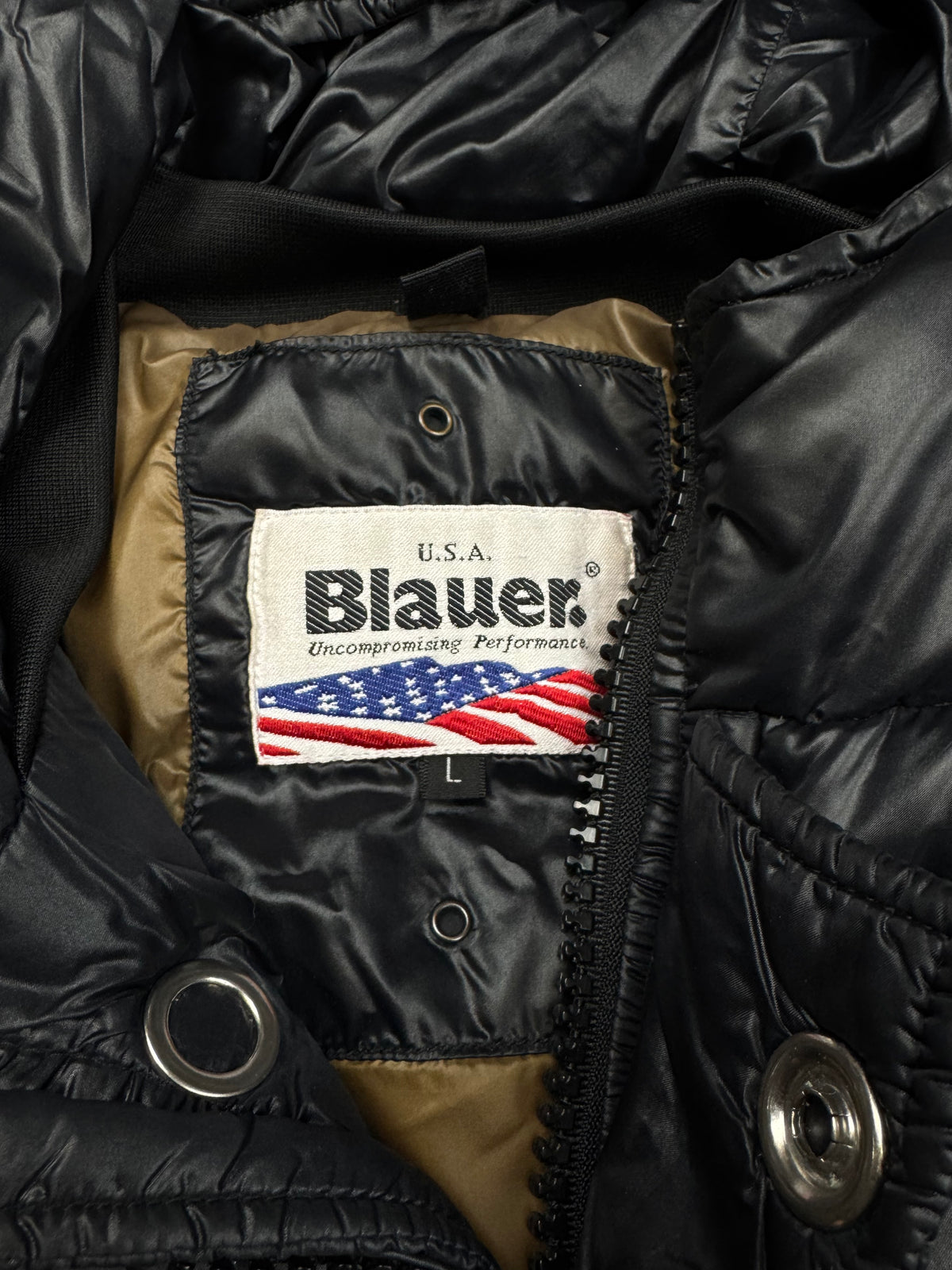vintage Blauer winterjacket {L}